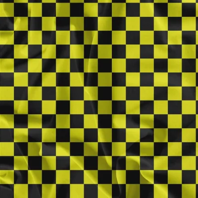 Balónová sukně „Half & Half“ kostkovaná žlutá